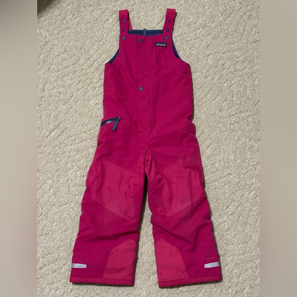 Patagonia Youth Fuchsia Snow Bib